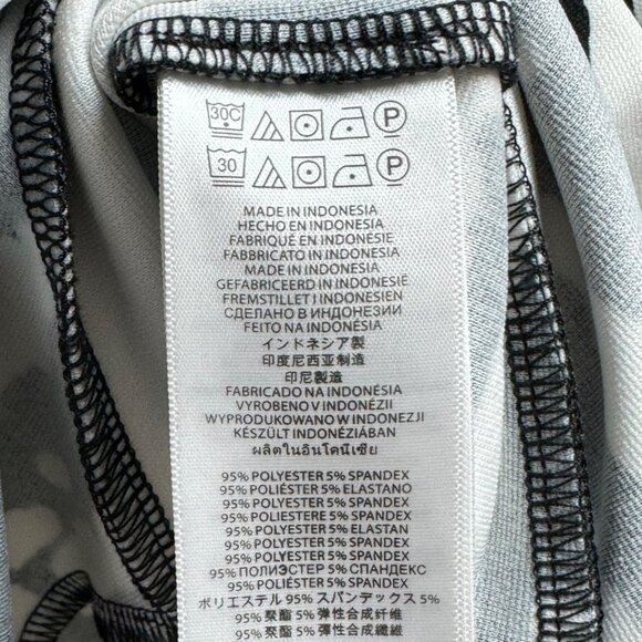 Michael Kors Black & White Zebra Print Flared Mini Skirt Size 14 - Picture 6 of 6